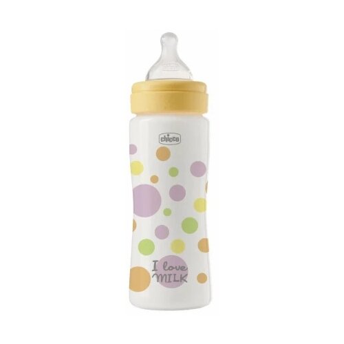 Chicco Fla&amp;scaron;ica perfect easy 330 ml silikon žuta Slike