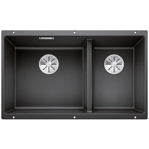 Blanco sudoper SUBLINE 430/270-U InFino SILGRANIT ANTRACIT, bez dalj.upr. Slike