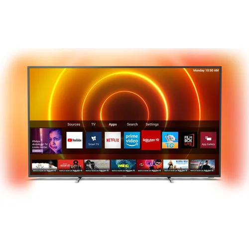 Philips Smart LED TV 55”, Ultra HD 4K, Quad CPU, DVB-T2-HD/C/S2 – 55PUS7805/12