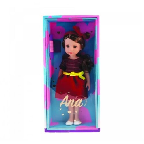 Magaza Lutka Ana SR u poklon kutiji I bordo haljini 58240 Slike