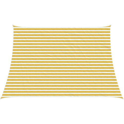  Senčna platna Rumena in Bela 4 / 5 x 3 m HDPE, (5000234202) Cene