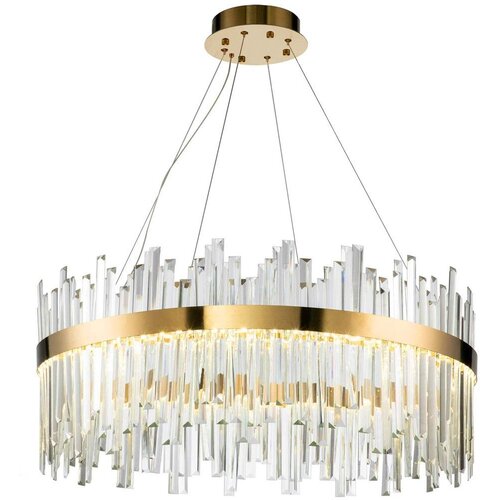 Toolight Kristalna stropna svjetiljka zlatna APP1515-CP60 Slike