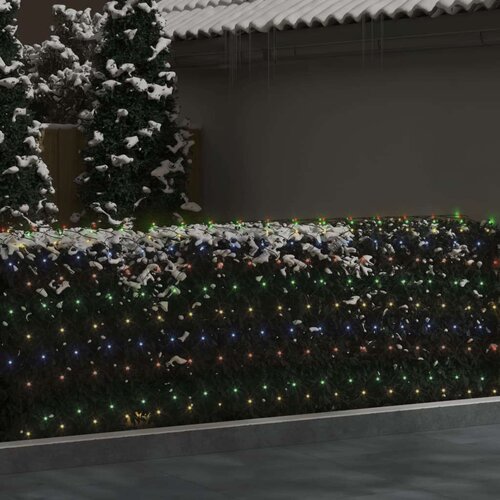  Novoletna svetlobna mreža večbarvna 4x4 m 544 LED lučk, (21021113) Slike