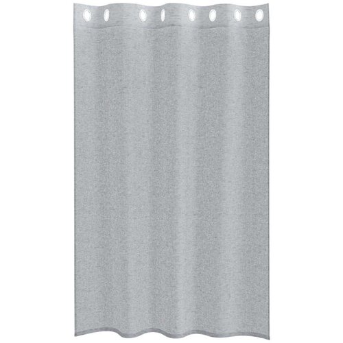 Voile zavjesa 2 pcs Tamno siva 175 x 140 cm Poliester Slike