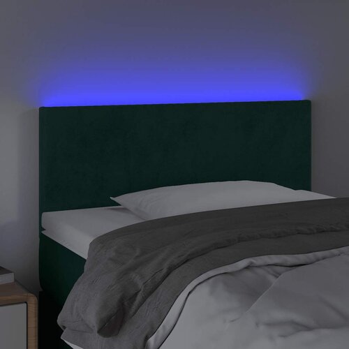  LED uzglavlje tamnozeleno 90x5x78/88 cm bar&amp;scaron;unasto Slike