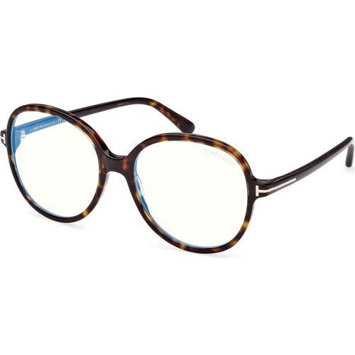 Tom Ford Ženski okvir za dioptrijske naočare Blue block 0FT6090-B 5256, Smeđi Slike