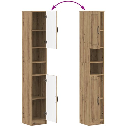  Set kupaonskih ormara od 4 dijela UTRECHT Hrast artisan Slike