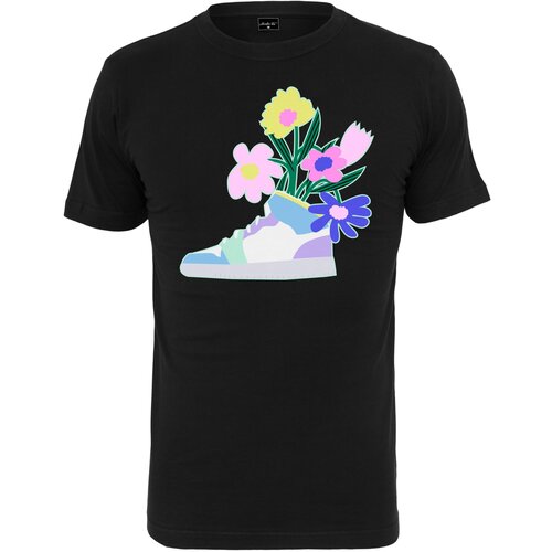 MT Ladies Women&amp;#039;s T-shirt Flower Sneaker Tee black Slike