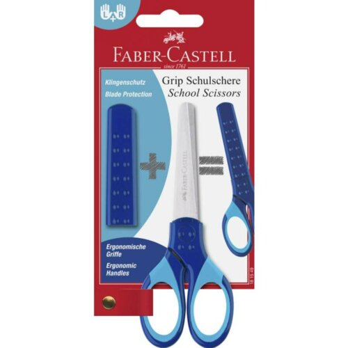 Faber-Castell &amp;Scaron;olske &amp;scaron;karje z ovojnico Faber-Castell - modre (pripomočki za otroke) Slike