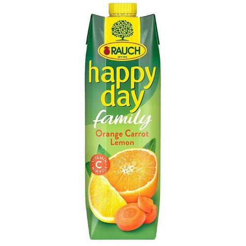 Rauch happy day sok family pomorandža, šargarepa. limun 1L Cene