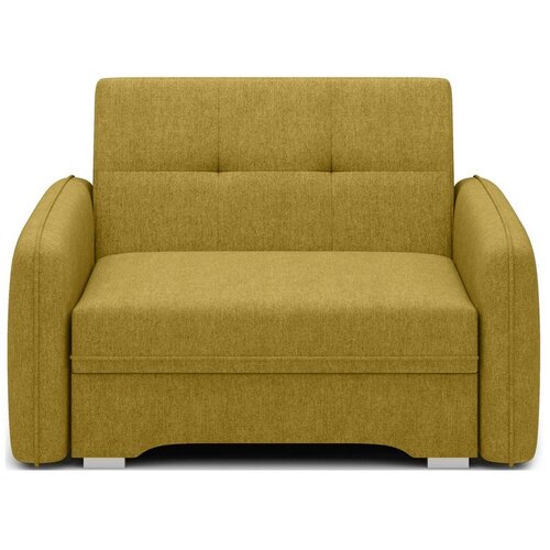 ELTAP Žuta sklopiva/s prostorom za odlaganje sofa od &amp;scaron;enila 102 cm Laine &amp;ndash; Slike