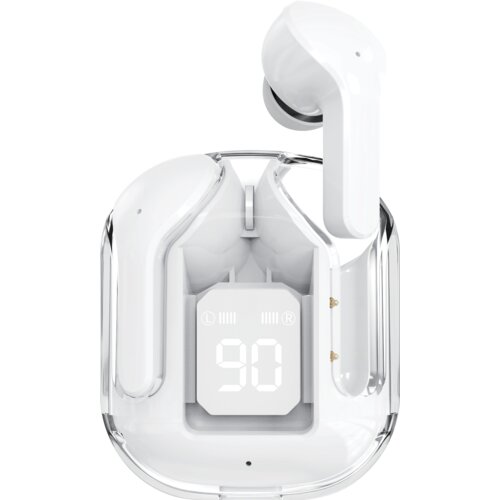 ADDAtech Slušalke TWS-003-WH, Crystal TWS, in-ear, AAC, bluetooth 5.1, bele, (21254904) Cene