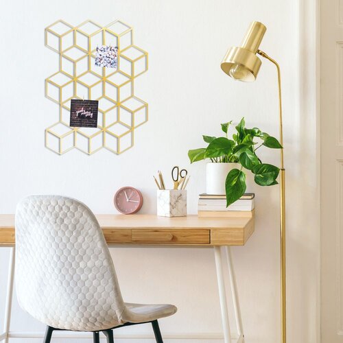 Wallity Zidna dekoracija Moodboard 1, 45x60 cm, 1.5 mm, Zlatne boje Slike
