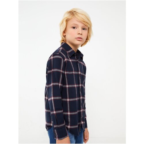 LC Waikiki Plaid Long Sleeve Boy's Shirt Slike