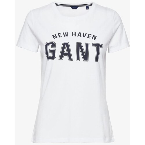 Gant Ženska majica New Heaven, Bela Cene