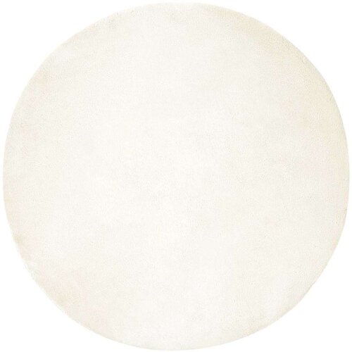  Faux Rabbit Fur Rug Bijelo &amp;Oslash; 200 cm Poliester Slike