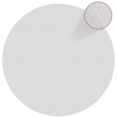 vidaXL Plavajoča PE solarna folija za bazen 527 cm siva, (20721426) Cene