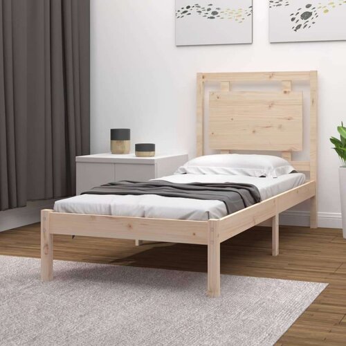  Posteljni okvir iz trdnega lesa 100x200 cm, (20643423) Slike