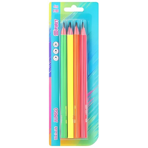 Spirit Spirit: Jumbo HB neonska grafitna olovka set 4kom Cijene