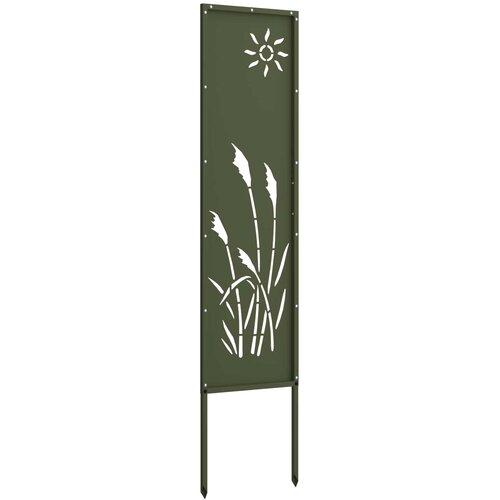  Privatnost u vrtu Rezbarija Maslinovo zelena 32 x 140 cm Slike