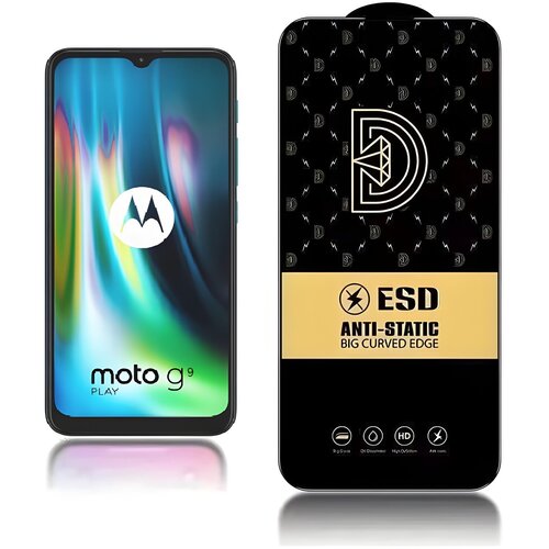 Diamond antistatičko kaljeno staklo za Motorola Moto G9 Play - Crna KP24217 Cene