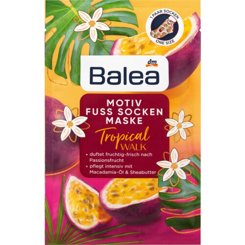 Balea tropical walk maska za stopala u obliku čarapa, 1 par 2 kom Slike