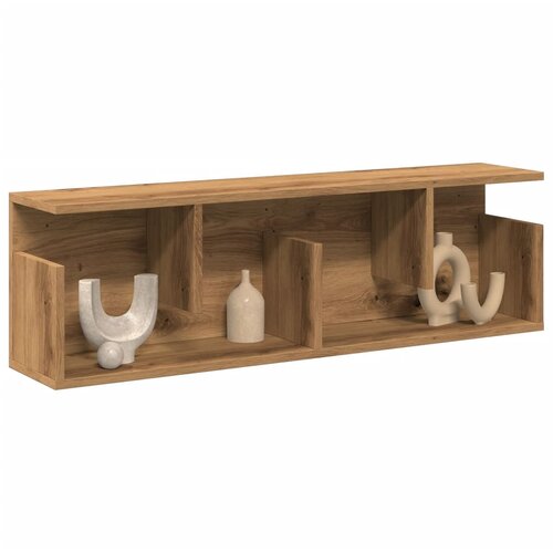 vidaXL Stenska omarica 100x20x30 cm artisian hrast inženirski les Cene