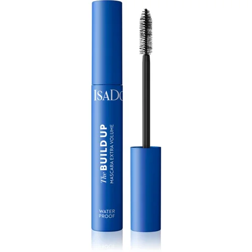 IsaDora Build Up Mascara Extra Volume maskara za ekstra volumen vodoodporna odtenek 01 Black 10 ml