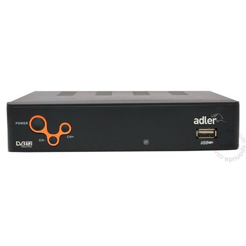 Adler SetTop Box Digitalni Risiver DVB-1001, DVB-T2 Prijemnik, USB,HDMI,SCART, Media Player Slike
