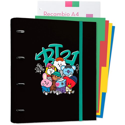Grupo CARPEBLOCK 4 PREMIUM PRSTANI BT21 STREET MOOD, (21263333) Cene