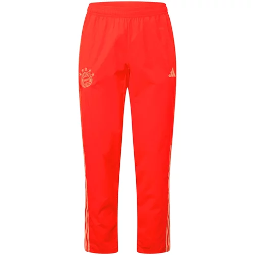 Adidas Sportske hlače narančasta / crvena / bijela