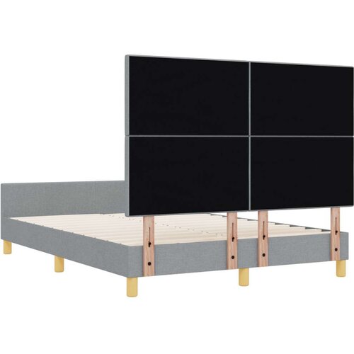  Krevetna Okvir Svjetlosiva 140x200 cm Tkanina Slike