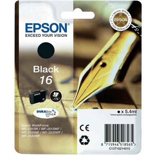Epson Kartuša 16 (C13T16214010) (črna), original Cene