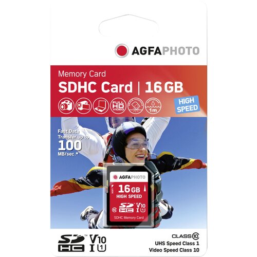 Agfaphoto SDHC Card 16GB High Speed Class 10 UHS I U1 V10 Cijene