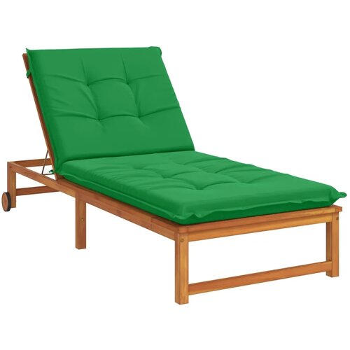  Jastučić za ležaljku GEMERT 100% poliester Zelena - Zelena 190 x 90 x 9 cm Poliester Slike