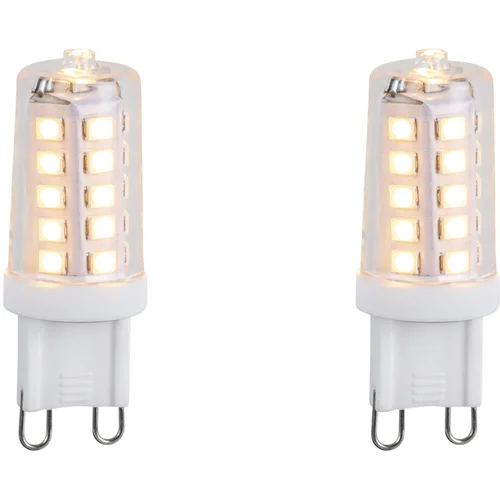 LUEDD Set van 2 G9 dimbare LED lampen 3.2W 250 lm 2200K