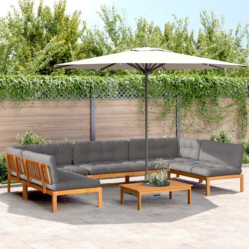 vidaXL 6-dijelni set vrtnih sofa od paleta s jastucima od drva bagrema Cijene