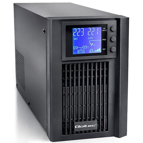 Qoltec 52640 Pure Sine Wave UPS Emergency Power Supply | 1kVA | 800W | AVR | LCD Cijene