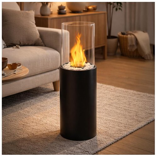 BIO kamin ROMA 26,5x80,5 cm 2kW crna + za&scaron;titni poklopac Cene