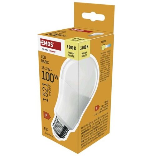 Emos zl5f67 Led sijalica basic a60 15,3w(100w) 1521lm e27 ww ( 3652 ) Slike