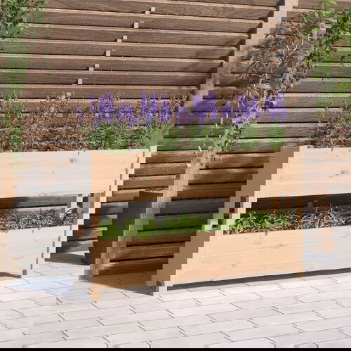 VidaXL Sadilica 112x25x66 cm od masivne borovine Slike