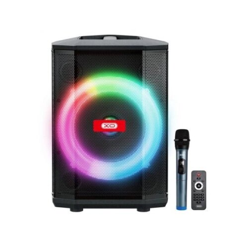 XO Bluetooth Speaker + Karaoke MIC F53 Xingmu Black 40W Slike