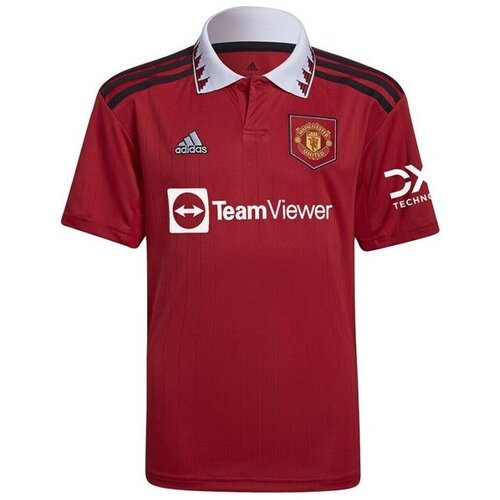 Adidas Majice s kratkimi rokavi Manchester United YB Rdeča Slike