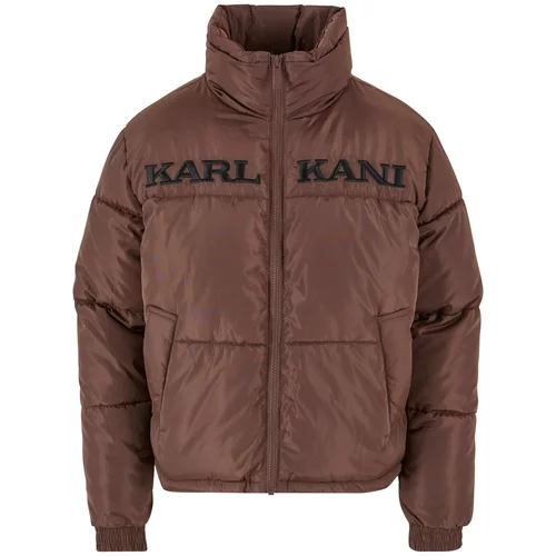 Karl Kani Zimska jakna tamno smeđa / crna