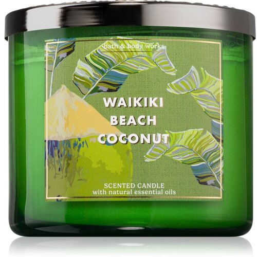 Bath & Body Works Waikiki Beach Coconut mirisna svijeća 411 g Cijene