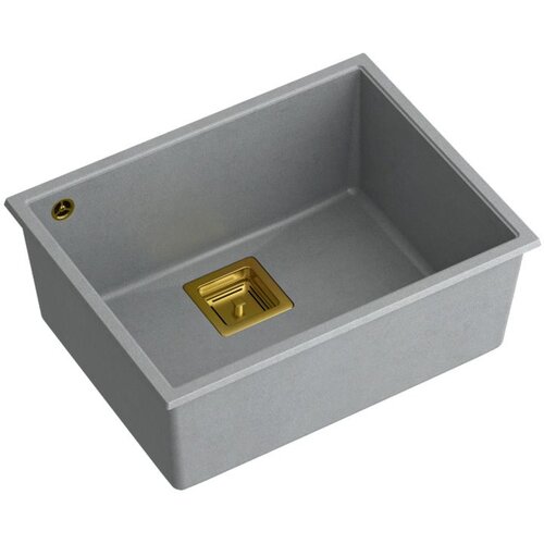 Quadron granitni sudoper DAVID 50 Grey Metallic Slike