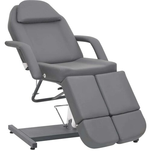 vidaXL Kozmetični stol umetno usnje siv 180x62x78 cm Cene