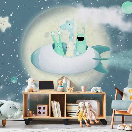  Foto tapeta - Space Adventure - Second Variant 450x315 Vodootporna Slike