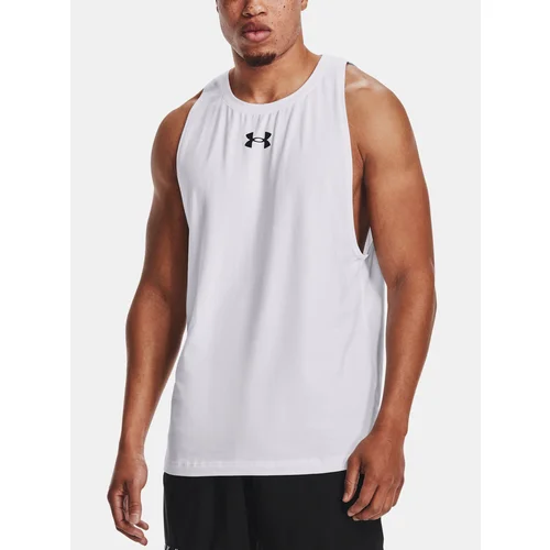 Under Armour Tank Top BASELINE COTTON TANK-WHT - Mens