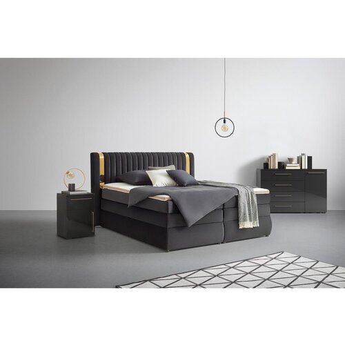 Premium Living Postelja Boxspring Minola Gold Slike